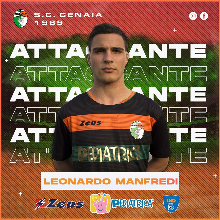 Serie D, Cenaia ufficiale l’attaccante Manfredi