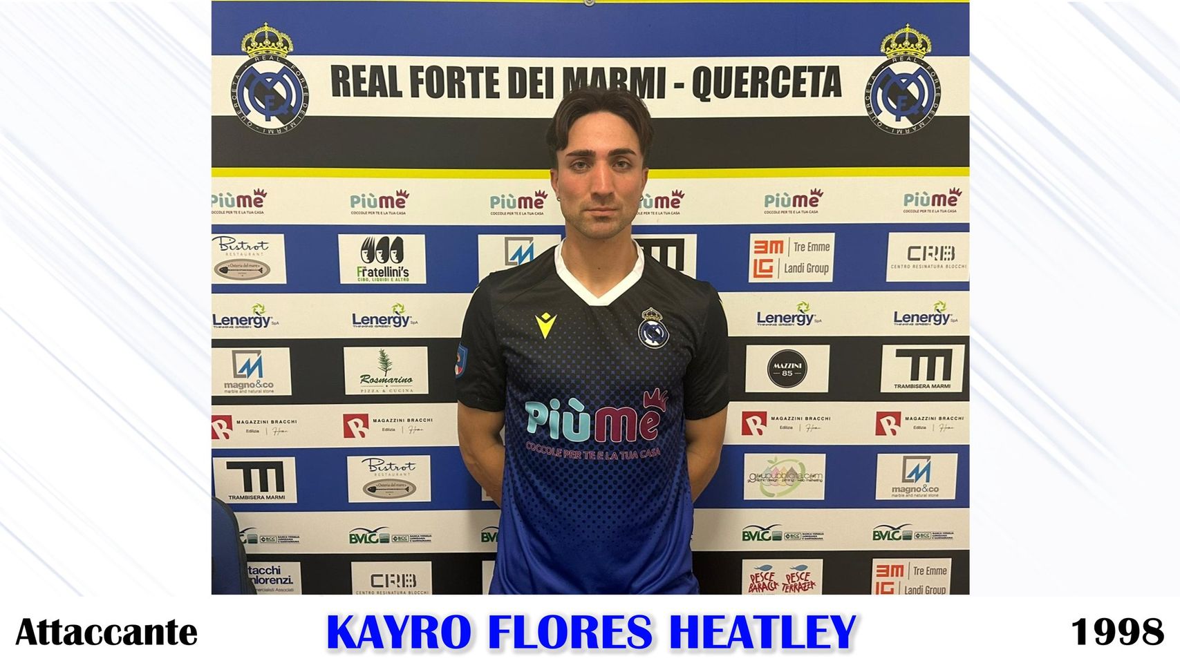 Serie D, Real Forte Querceta ufficiale l’attaccante Heatley