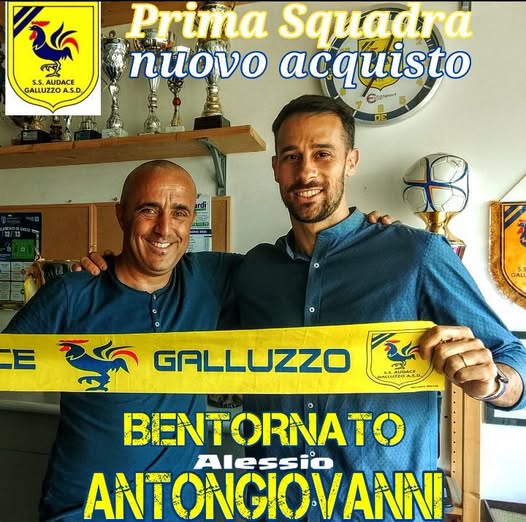Audace Galluzzo, ritorno al futuro per Antongiovanni